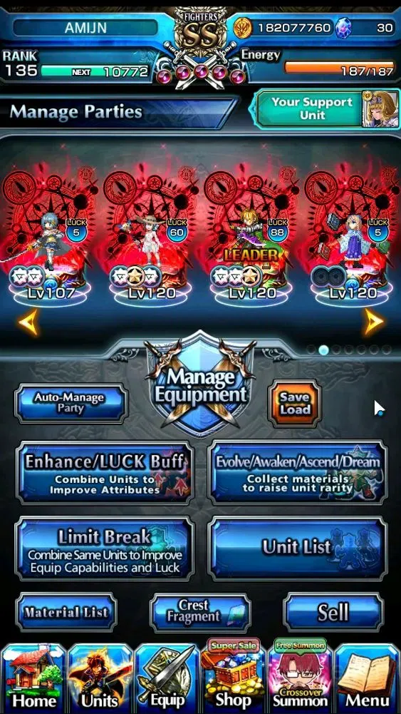 Grand Summoners Accounts Global|Rank 135|33 Ascend+18 TW|(S Miyu,S Emiya,Ch image 2