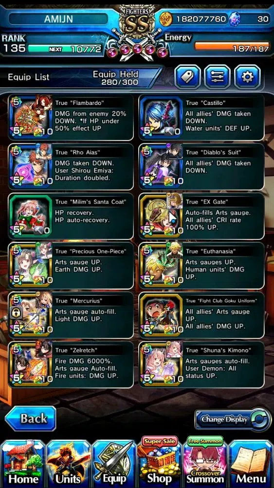 Grand Summoners Accounts Global|Rank 135|33 Ascend+18 TW|(S Miyu,S Emiya,Ch image 8