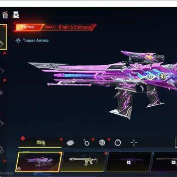 Blood Strike Accounts Starter ASIA|Starter 1 ETERNAL: M4A1-Blight's Embrace Lv3 | 1 ULTRA: Galil Knight | Bronze IV