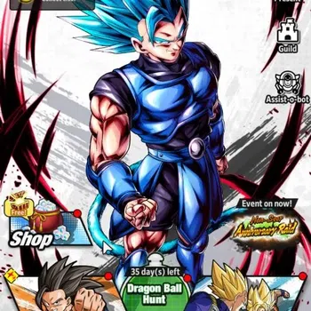 Dragon Ball Legends High-End 343M TotalPwr|LV157|5 UL+1 LR+8 LL|Super Saiyan Go image 1