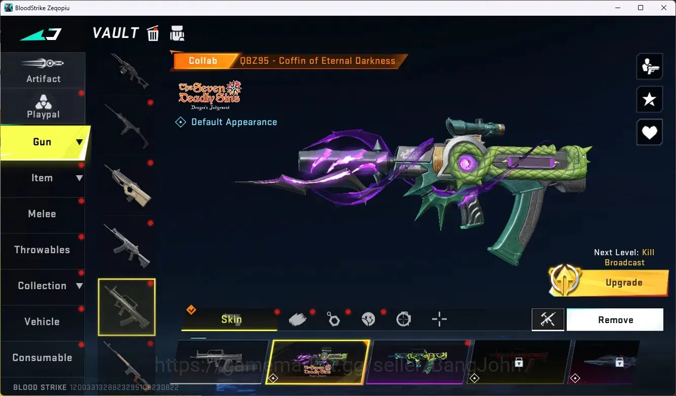 Blood Strike Accounts ASIA|Eternal: Desert Eagle-Scorpius |1 Collab Gun image 7