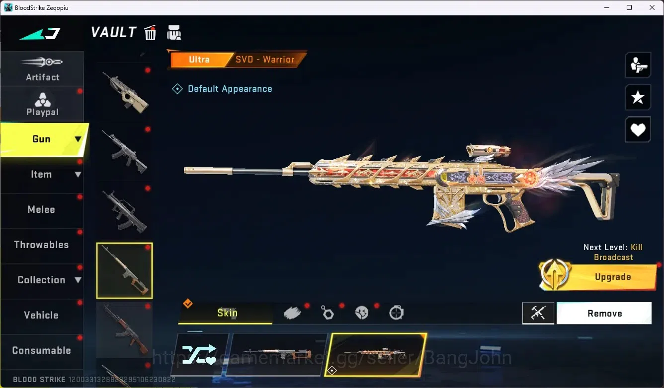 Blood Strike Accounts ASIA|Eternal: Desert Eagle-Scorpius |1 Collab Gun image 8