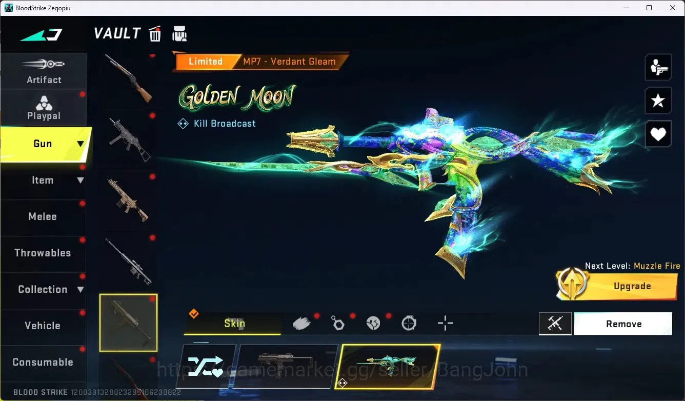 Blood Strike Accounts ASIA|Eternal: Desert Eagle-Scorpius |1 Collab Gun image 9