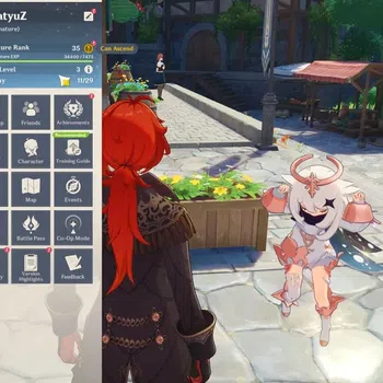 Genshin Impact Accounts Starter ASIA|AR 35|Fresh Starter 1 Limited Columbina|Diluc,Dehya|Mc Male|Low Explore|Take Mail|Check