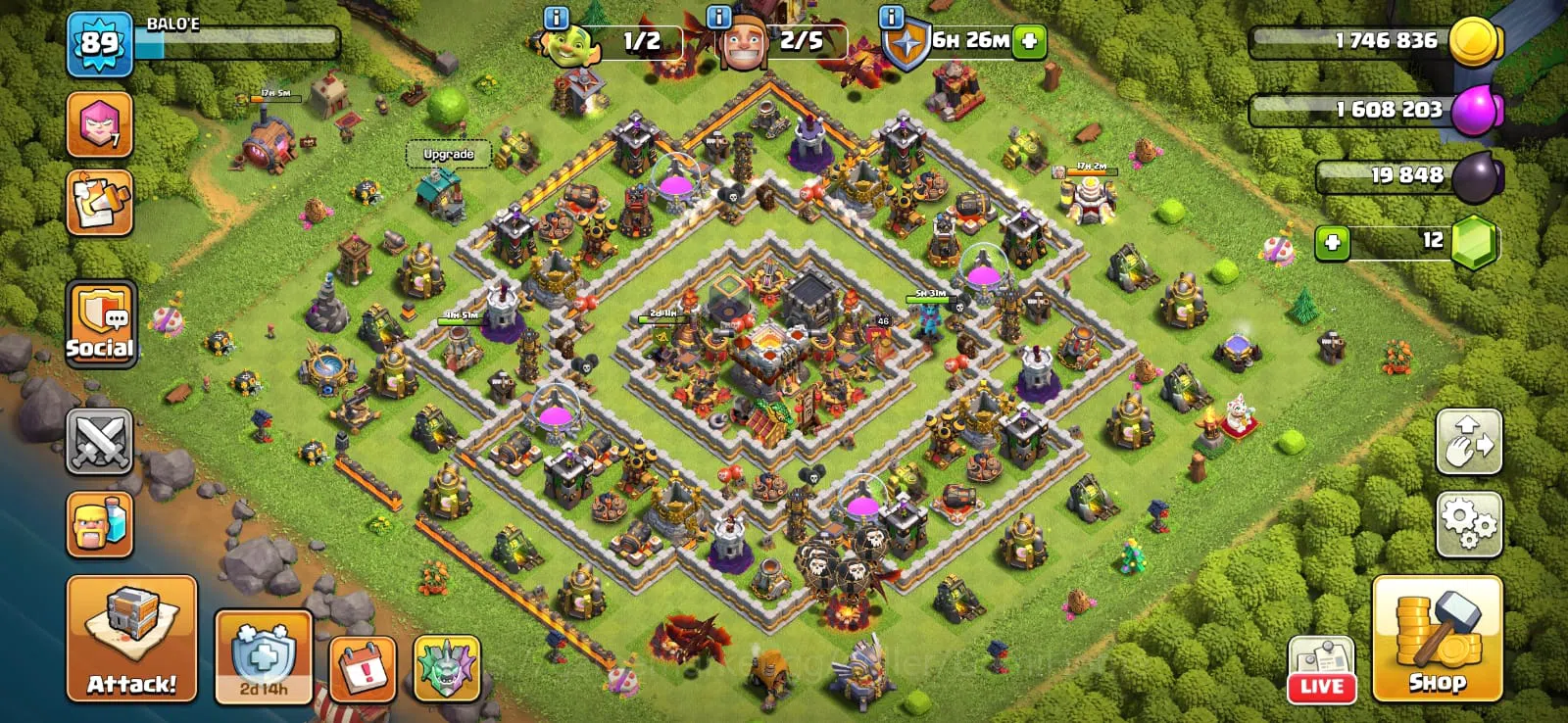 Clash of Clans Accounts TH 11 | MID PROGRESS image 1