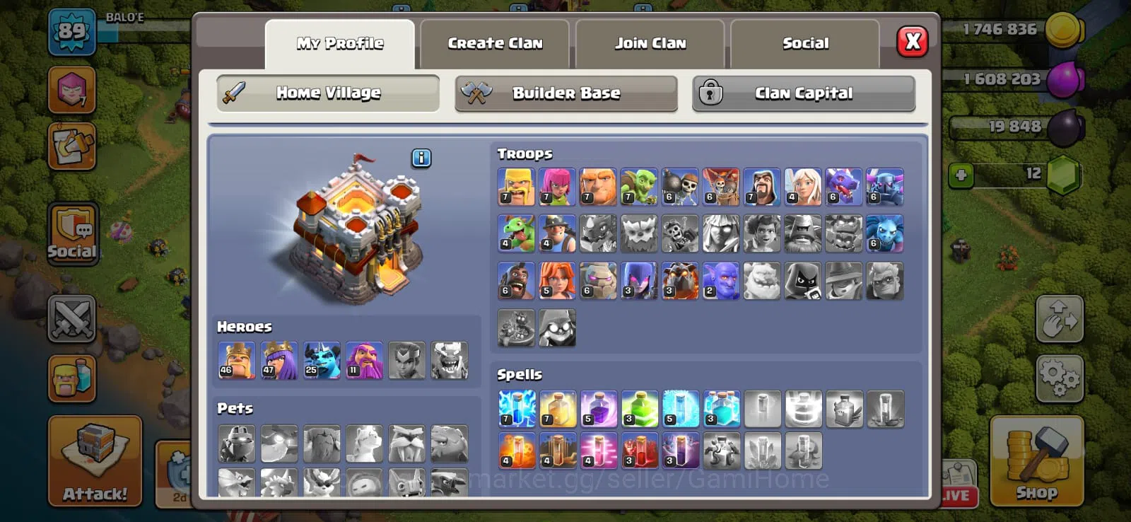 Clash of Clans Accounts TH 11 | MID PROGRESS image 3