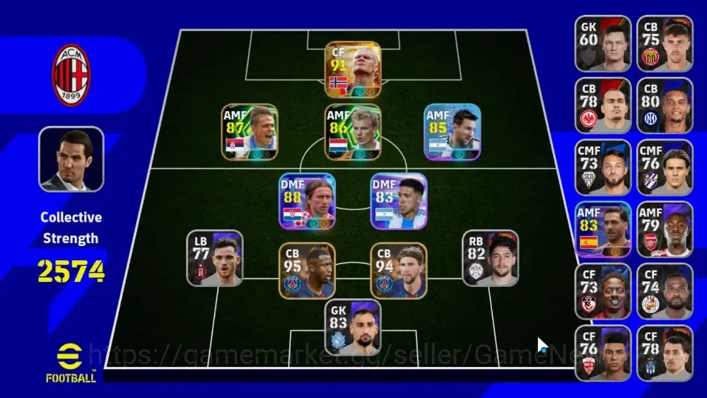 eFootball Accounts Legends & Iconic Players Android|Big Time Erling Haaland 5 Jul'26|Show Time Luka Modric|Epic Dragan 1