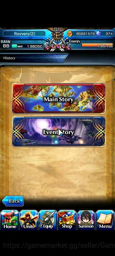 Grand Summoners Accounts Global|Rank 88|12 Ascend|[2x Okarun TW,Emiya TW,S  image 13