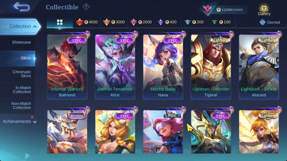 Mobile Legends: Bang Bang Accounts Hero 132|Skin 330|High Glory 71|Kishin-Lancelot,KO image 11