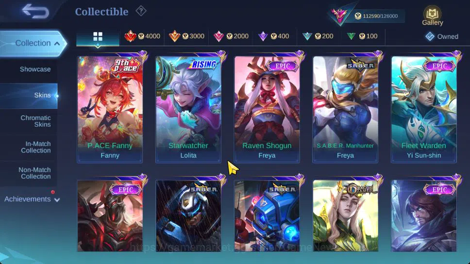 Mobile Legends: Bang Bang Accounts Hero 132|Skin 330|High Glory 71|Kishin-Lancelot,KO image 13