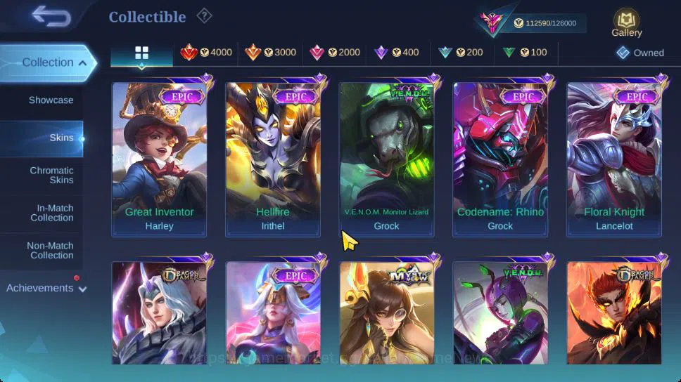 Mobile Legends: Bang Bang Accounts Hero 132|Skin 330|High Glory 71|Kishin-Lancelot,KO image 15