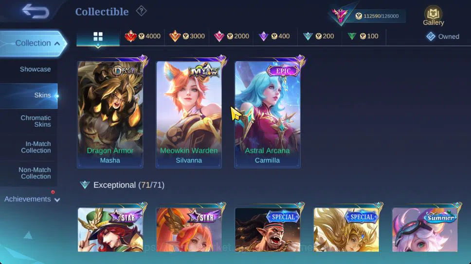Mobile Legends: Bang Bang Accounts Hero 132|Skin 330|High Glory 71|Kishin-Lancelot,KO image 20