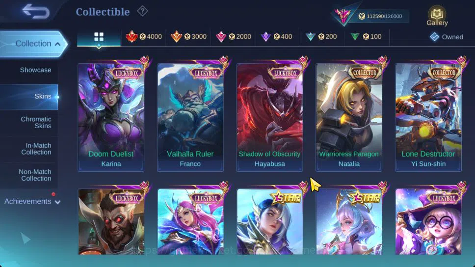Mobile Legends: Bang Bang Accounts Hero 132|Skin 330|High Glory 71|Kishin-Lancelot,KO image 8