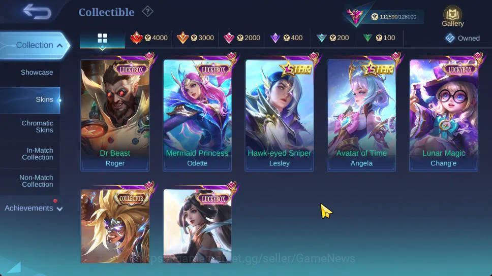 Mobile Legends: Bang Bang Accounts Hero 132|Skin 330|High Glory 71|Kishin-Lancelot,KO image 9