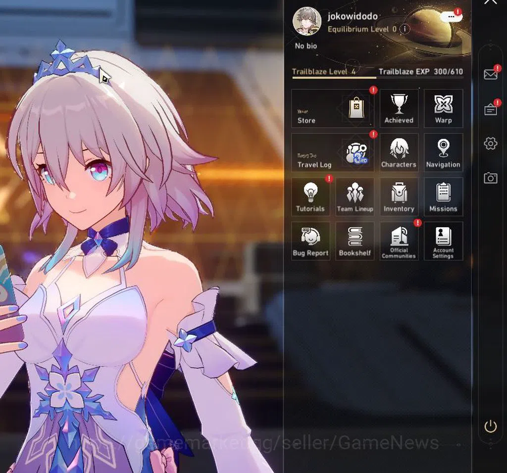 Honkai Star Rail Accounts ASIA|TL 4|Selector B5 ON+2 Golden Companion Spirit image 1