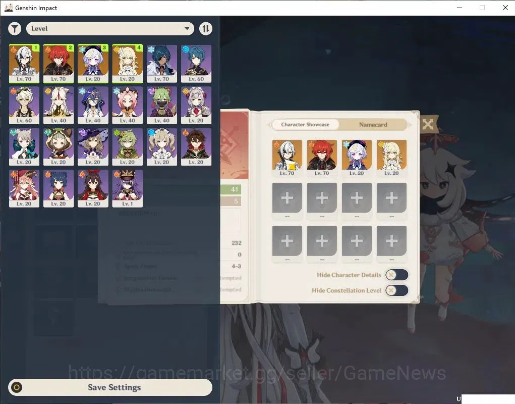 Genshin Impact Accounts Asia |AR 41|1 Limited+18(*4Charater)| Arlecchino | image 1