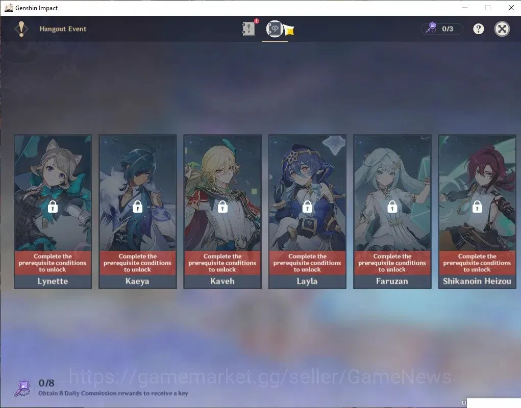 Genshin Impact Accounts Asia |AR 41|1 Limited+18(*4Charater)| Arlecchino | image 12