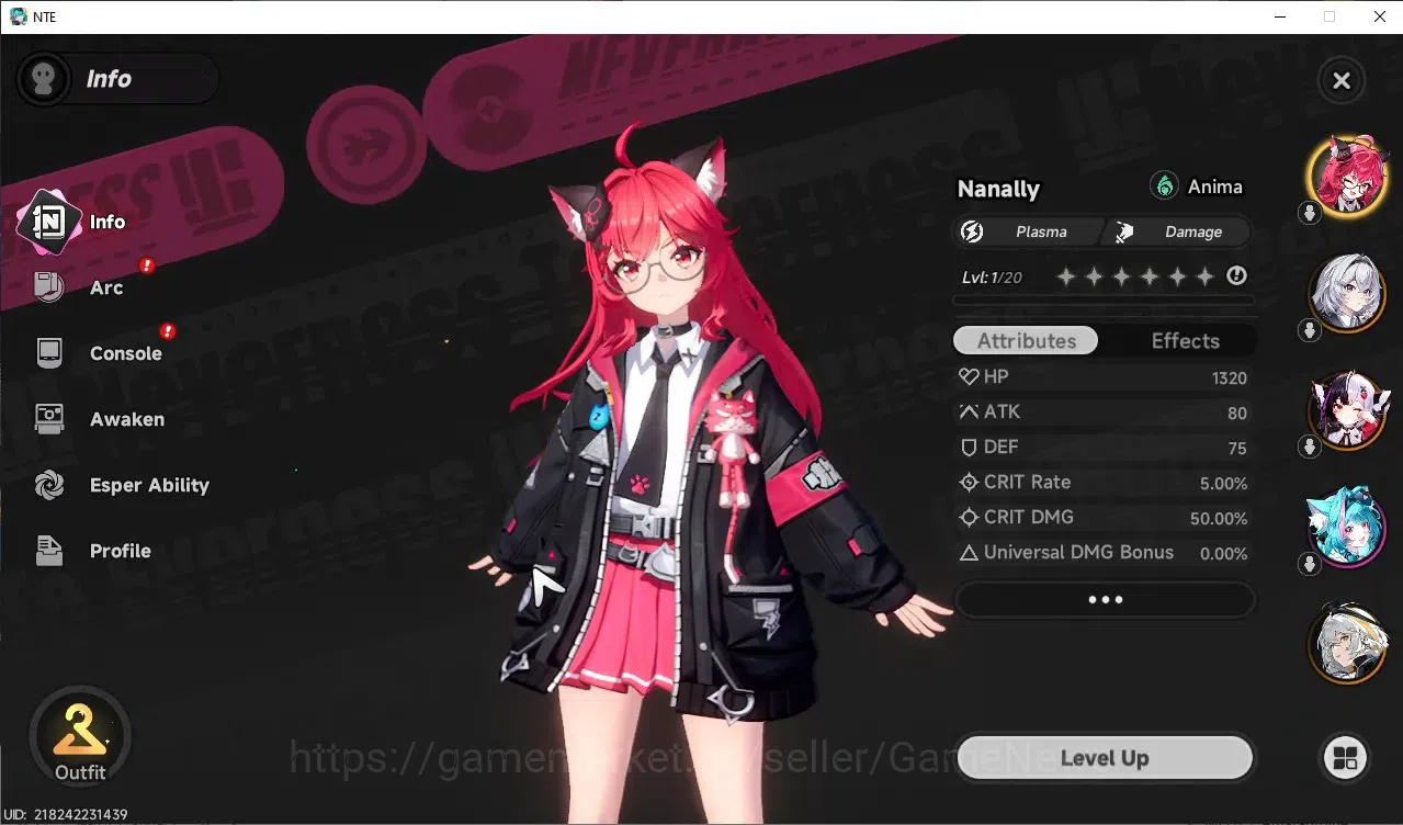 Neverness to Everness Accounts GLOBAL SEA|HL 5|3 SSR [Lacrimosa,Nanally,Hathor]|1 image 4