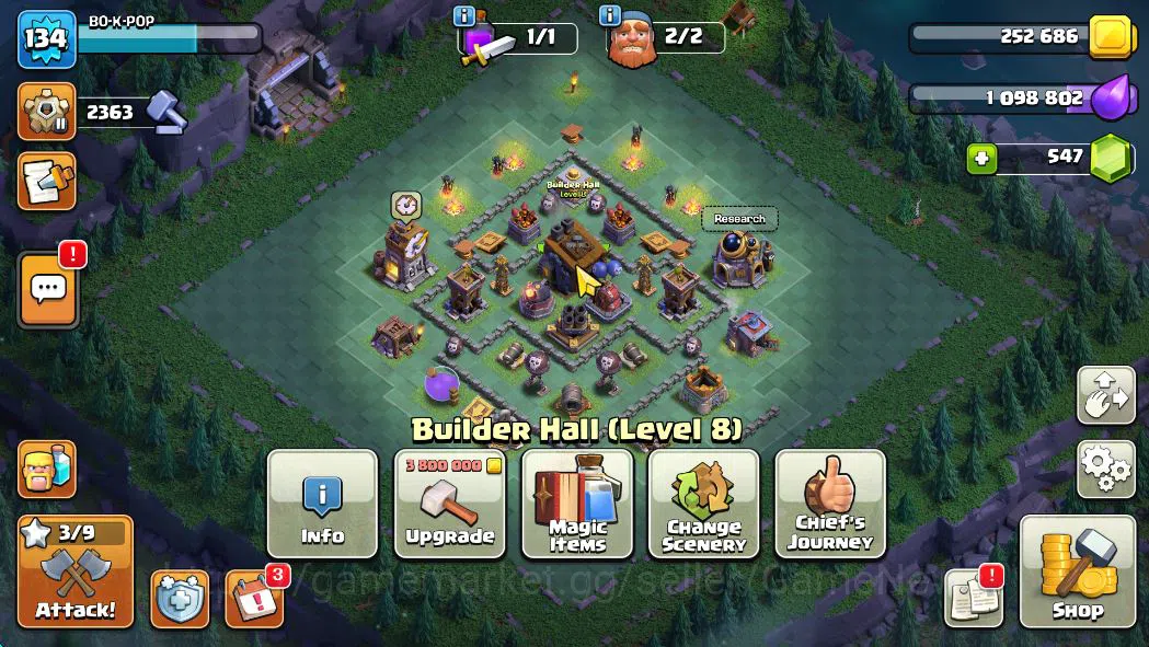 Clash of Clans Accounts TH 13 - BH 8|LV 134|HH 7|BK 51,AQ 62,GW 31,MP 40,R image 2