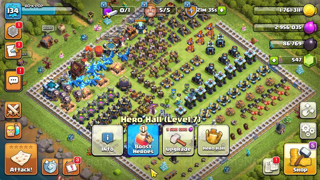 Clash of Clans Accounts TH 13 - BH 8|LV 134|HH 7|BK 51,AQ 62,GW 31,MP 40,R image 4