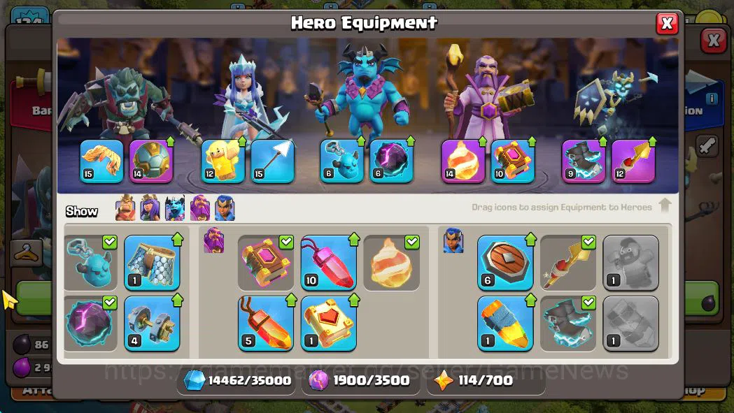 Clash of Clans Accounts TH 13 - BH 8|LV 134|HH 7|BK 51,AQ 62,GW 31,MP 40,R image 7