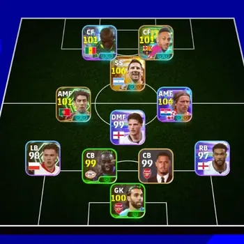 eFootball Accounts High-End Android|PW 3067|BigT Messi,Epic Aubameyang,Epic Costa,Shwt Modric,Shwt Jackson,Shwt Messi,etc