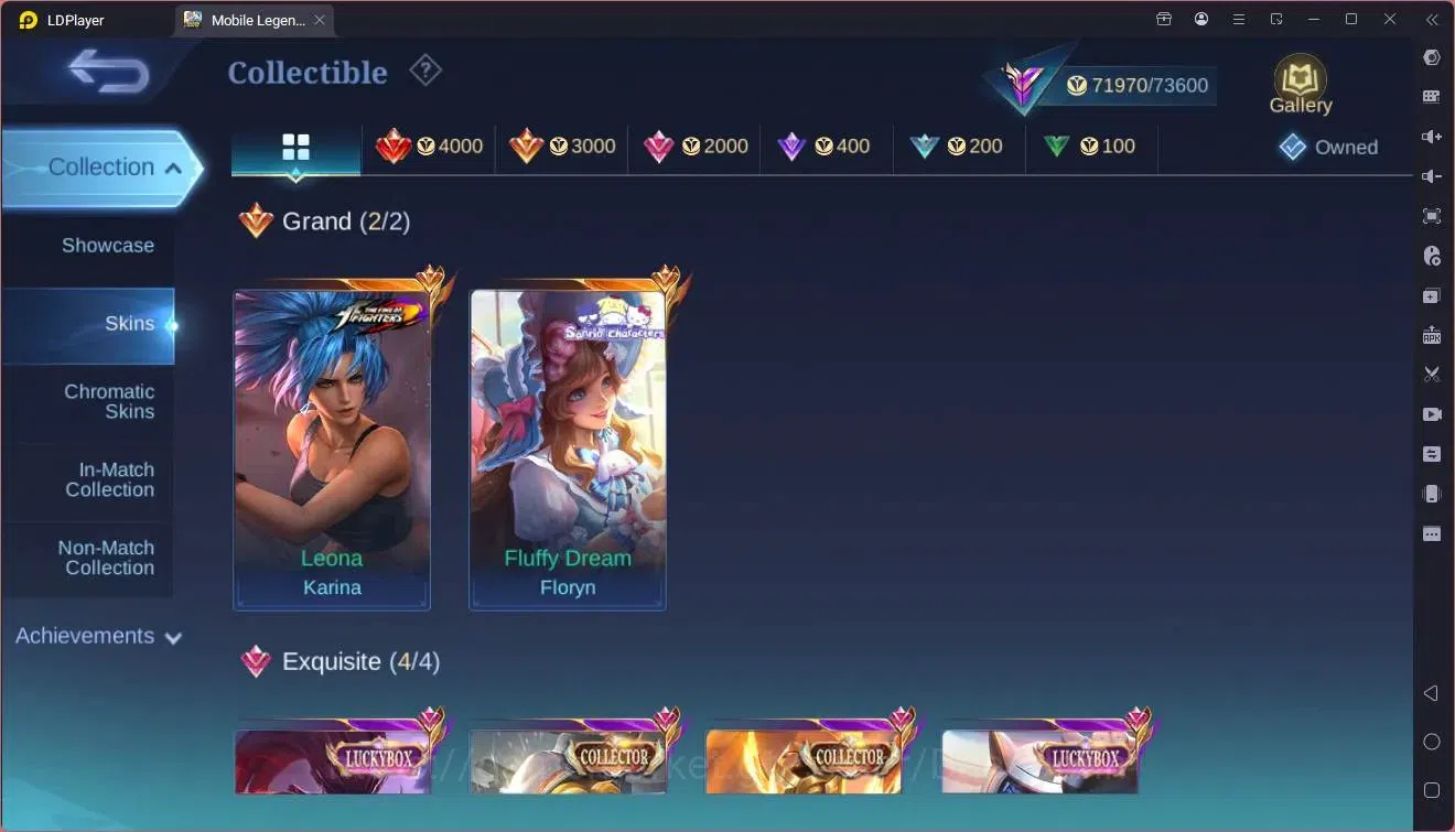 Mobile Legends: Bang Bang Accounts GLOBAL Hero 132 Skin 304|Sandrio Floryn|KOF Karina image 11