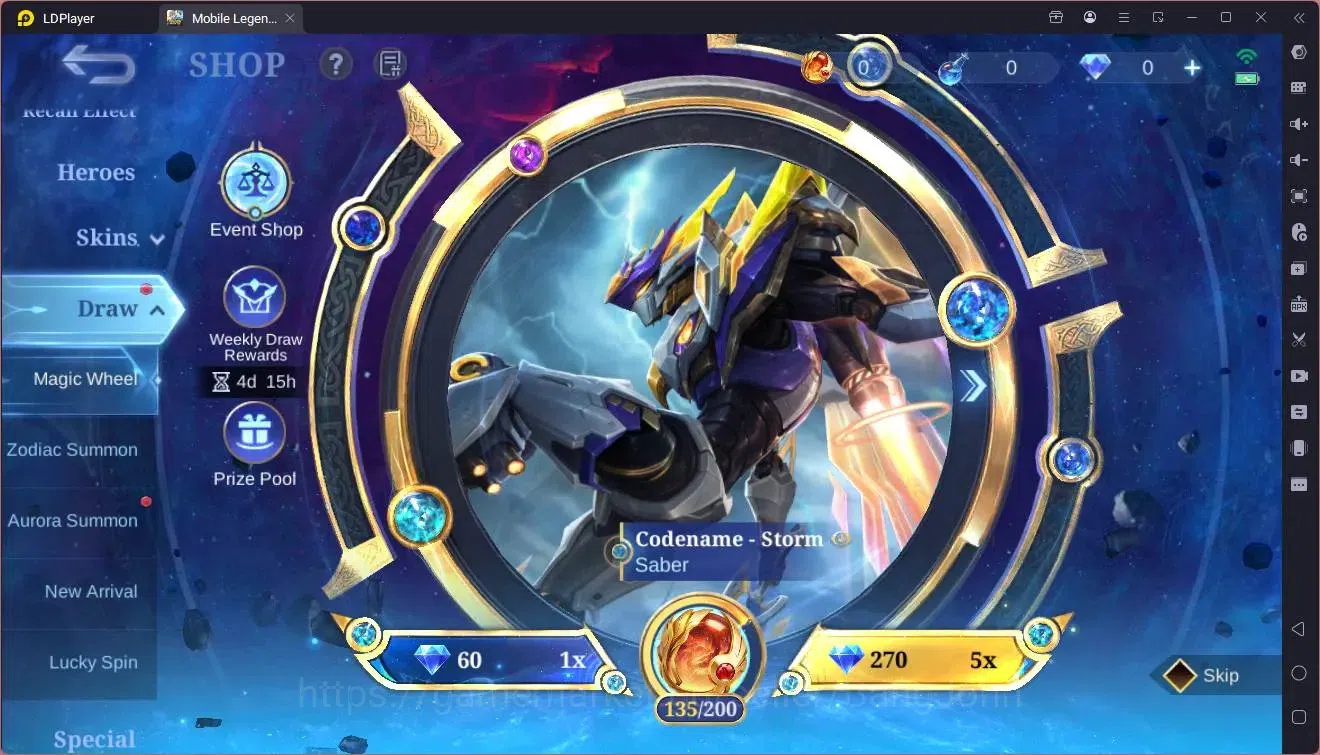 Mobile Legends: Bang Bang Accounts GLOBAL Hero 132 Skin 304|Sandrio Floryn|KOF Karina image 12