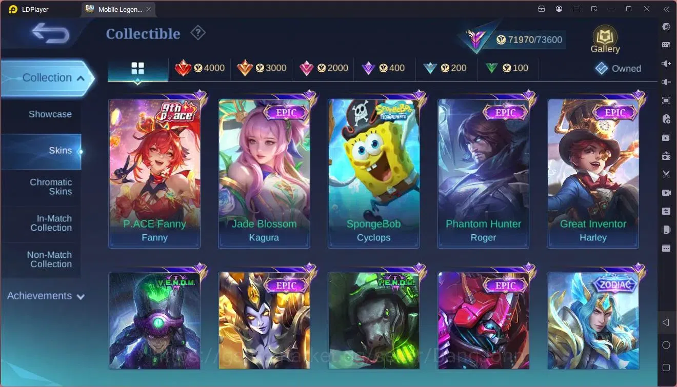 Mobile Legends: Bang Bang Accounts GLOBAL Hero 132 Skin 304|Sandrio Floryn|KOF Karina image 7