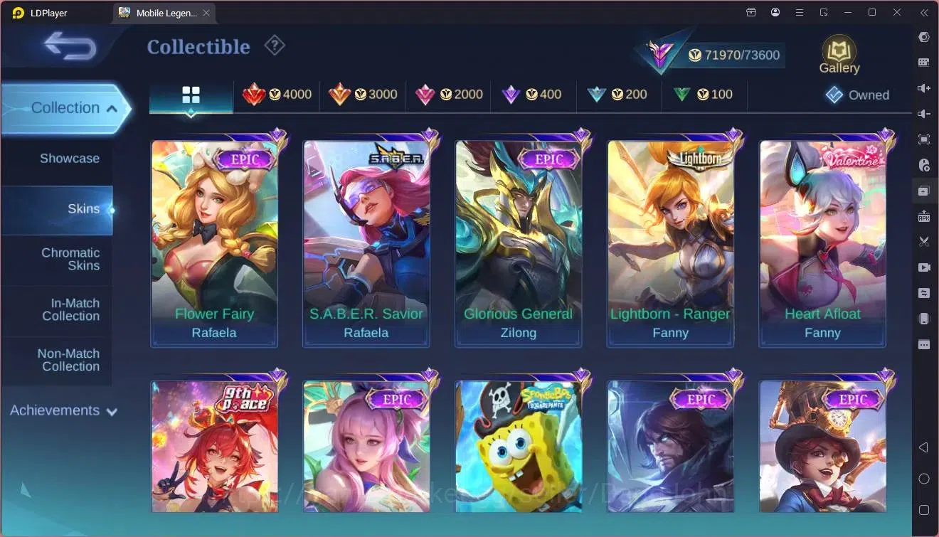 Mobile Legends: Bang Bang Accounts GLOBAL Hero 132 Skin 304|Sandrio Floryn|KOF Karina image 8