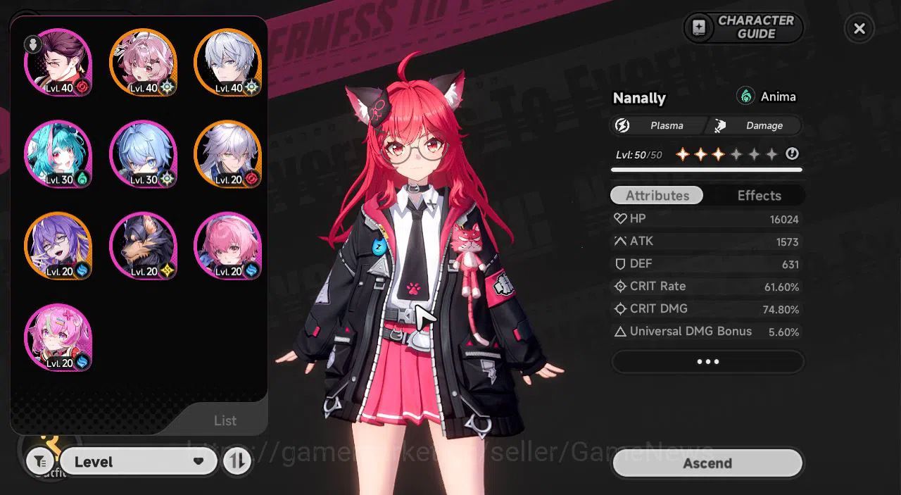 Neverness to Everness Accounts Global NA|HL 34|6 SSR[HotoriA1+Skin,Nanally+Sign,S image 2