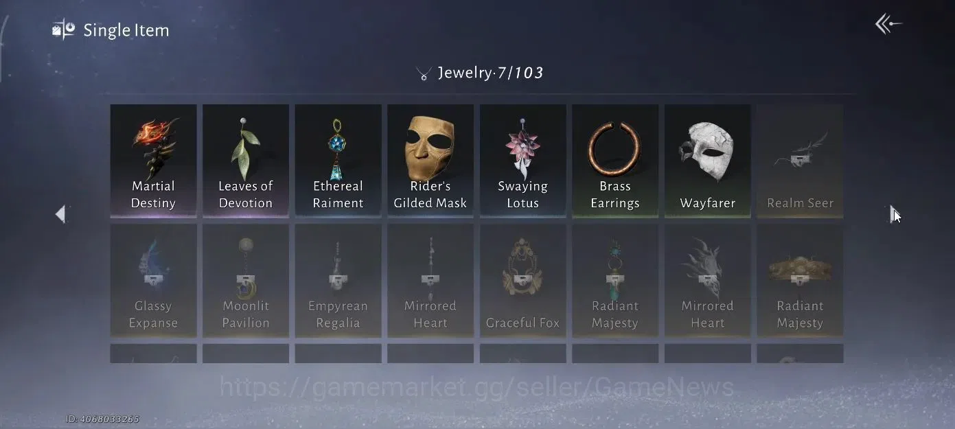 Where Winds Meet Accounts GLOBAL|Lv 10|1 Harmonic Core|GS 6268| Masked Grace image 13
