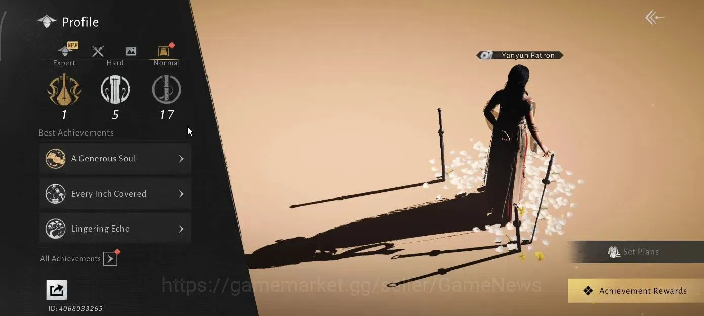 Where Winds Meet Accounts GLOBAL|Lv 10|1 Harmonic Core|GS 6268| Masked Grace image 5