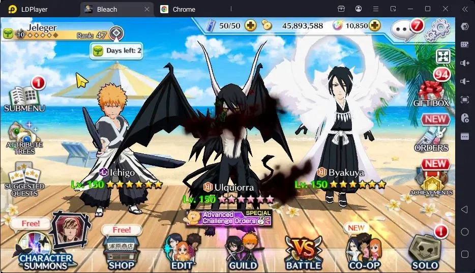 Bleach: Brave Souls Accounts Starter GLOBAL | 10.8k Orb + fresh Story |Ichigo TYBW24,Zangetsu Speed,Aizen 6TH,Byakuya 5TH 1