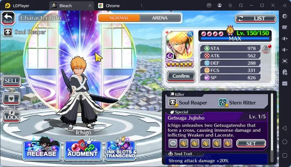 Bleach: Brave Souls Accounts Starter GLOBAL | 10.8k Orb + fresh Story |Ichigo TYBW24,Zangetsu Speed,Aizen 6TH,Byakuya 5TH 14