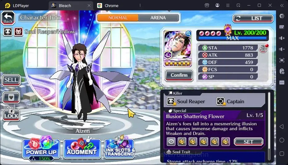 Bleach: Brave Souls Accounts Starter GLOBAL | 10.8k Orb + fresh Story |Ichigo TYBW24,Zangetsu Speed,Aizen 6TH,Byakuya 5TH 16