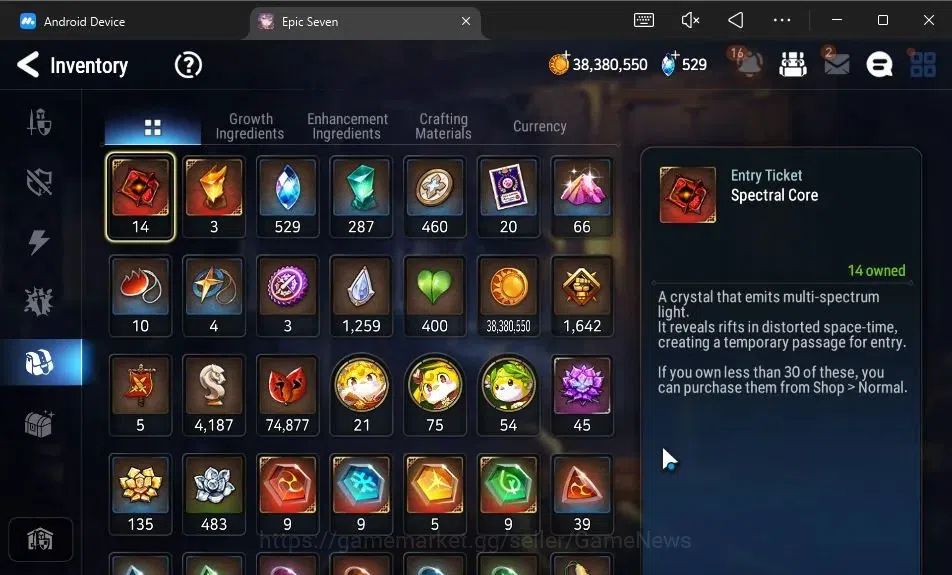 Epic Seven Accounts GLOBAL Unverif|New Era|5 ML(WOTM Tenebria,NC Landy image 12