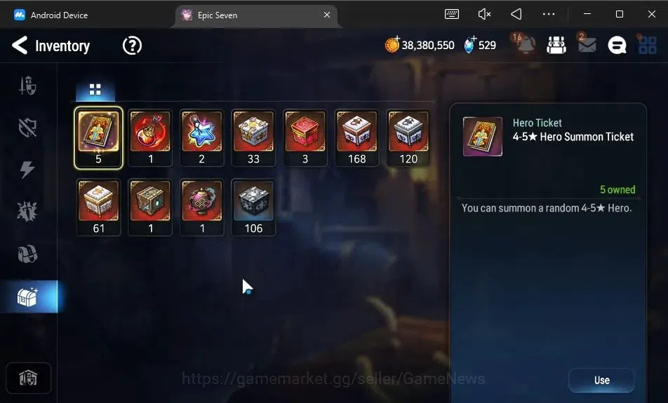 Epic Seven Accounts GLOBAL Unverif|New Era|5 ML(WOTM Tenebria,NC Landy image 14