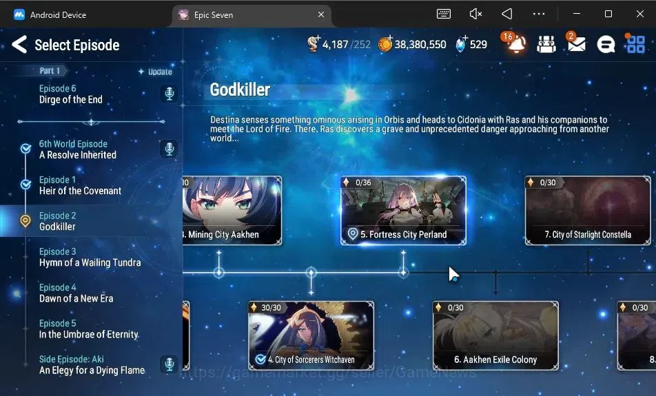 Epic Seven Accounts GLOBAL Unverif|New Era|5 ML(WOTM Tenebria,NC Landy image 15