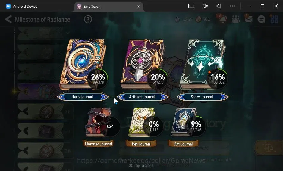 Epic Seven Accounts GLOBAL Unverif|New Era|5 ML(WOTM Tenebria,NC Landy image 5
