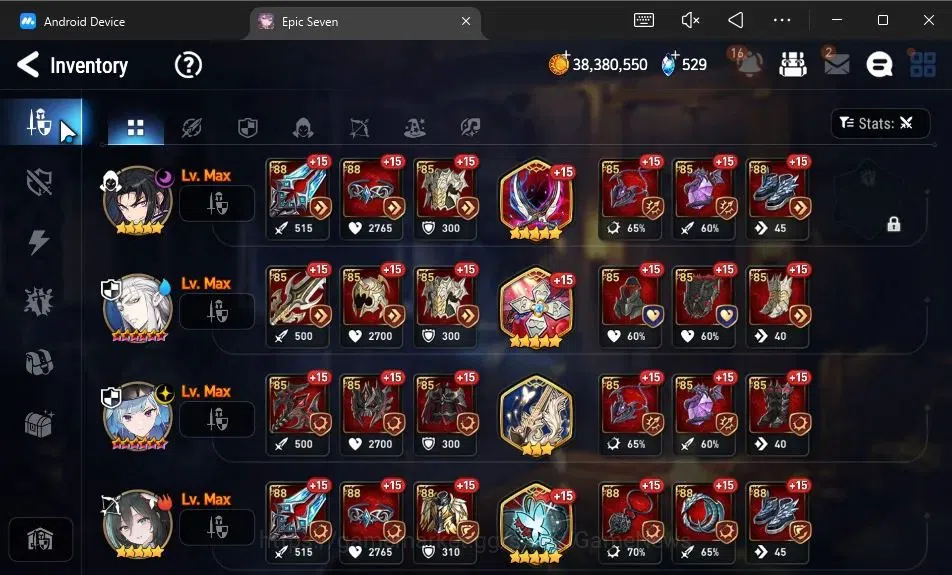 Epic Seven Accounts GLOBAL Unverif|New Era|5 ML(WOTM Tenebria,NC Landy image 9