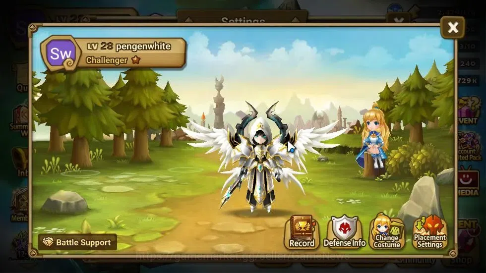 Summoners War: Sky Arena Accounts GLOBAL Lv28|1 LD[Artamiel]|9 Total NB5[Sonia,Angel image 2