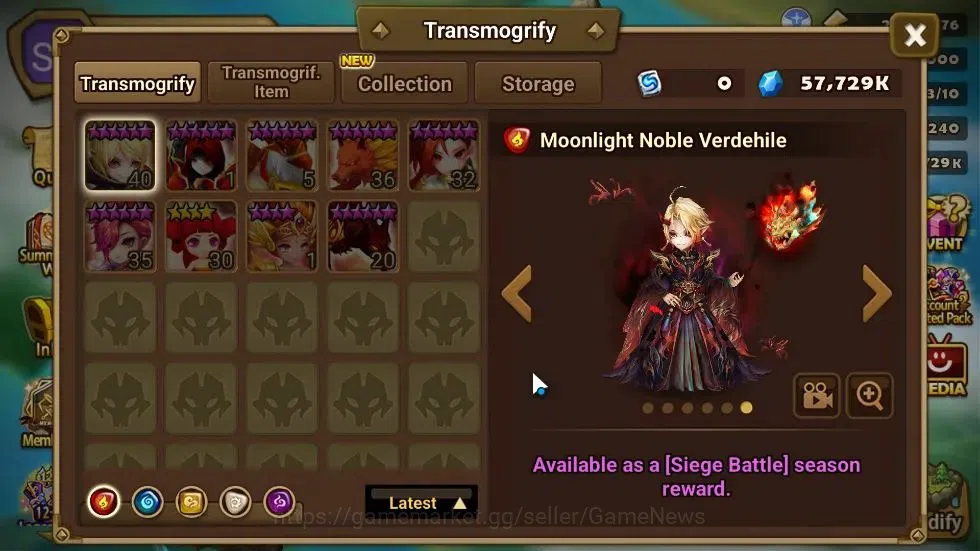 Summoners War: Sky Arena Accounts GLOBAL Lv28|1 LD[Artamiel]|9 Total NB5[Sonia,Angel image 20