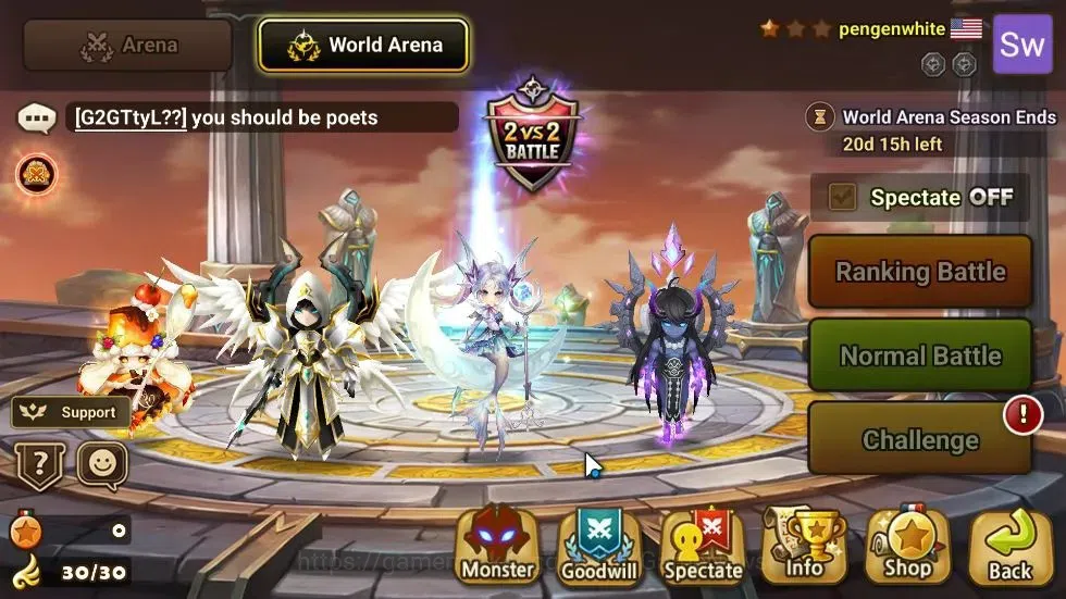 Summoners War: Sky Arena Accounts GLOBAL Lv28|1 LD[Artamiel]|9 Total NB5[Sonia,Angel image 4
