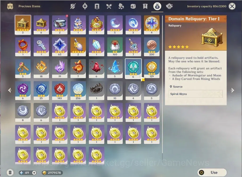 Genshin Impact Accounts ASIA|AR58|13Limited+6(*5Weapon)|3 PremTeam (Flins, image 18