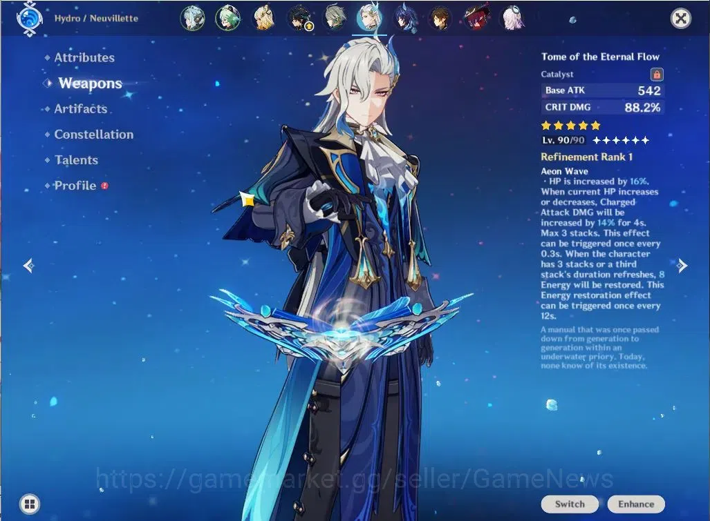 Genshin Impact Accounts ASIA|AR58|13Limited+6(*5Weapon)|3 PremTeam (Flins, image 7