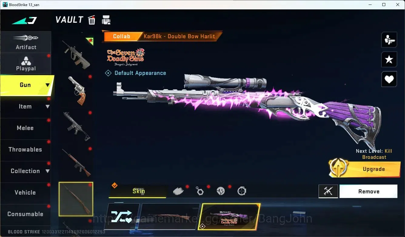 Blood Strike Accounts ASIA | 1 ETERNAL: Desert Eagle - Scorpius | 2 7DS  image 7