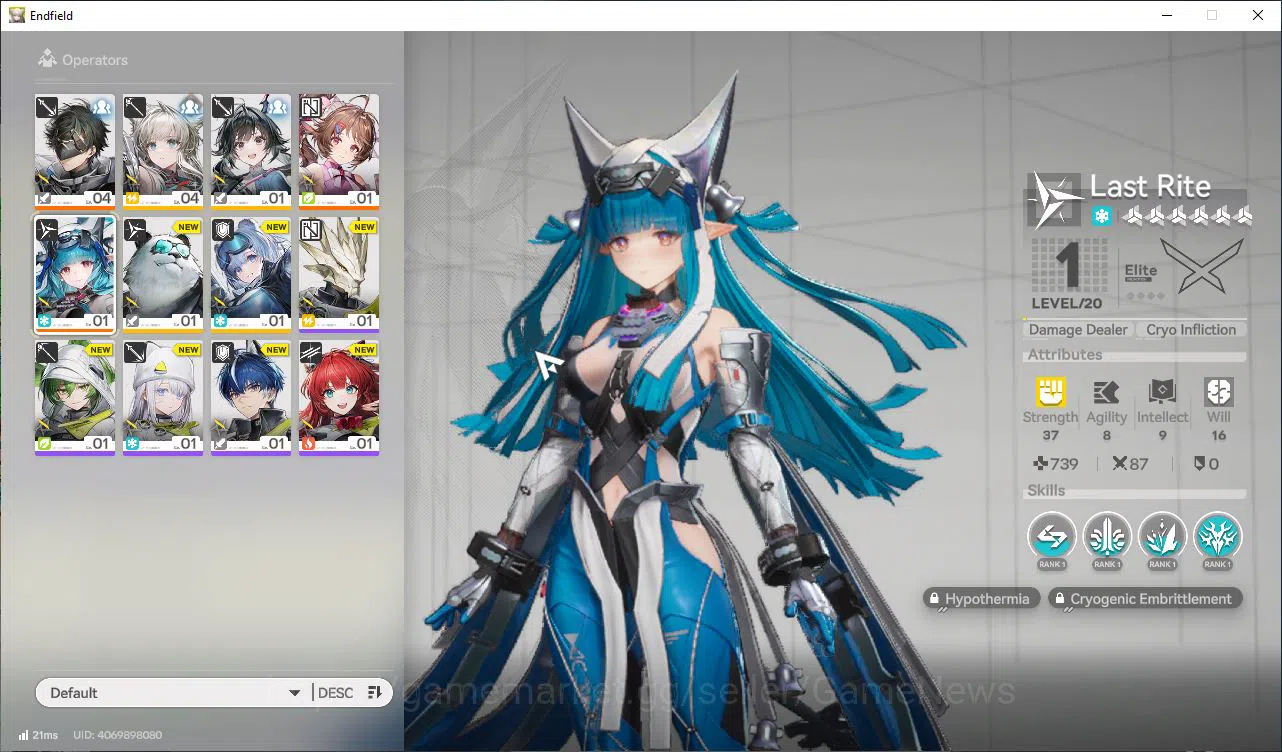 Arknights: Endfield Accounts Asia Lv2|Starter Day3|20 HH Permit|2 Meta Team SSR image 1