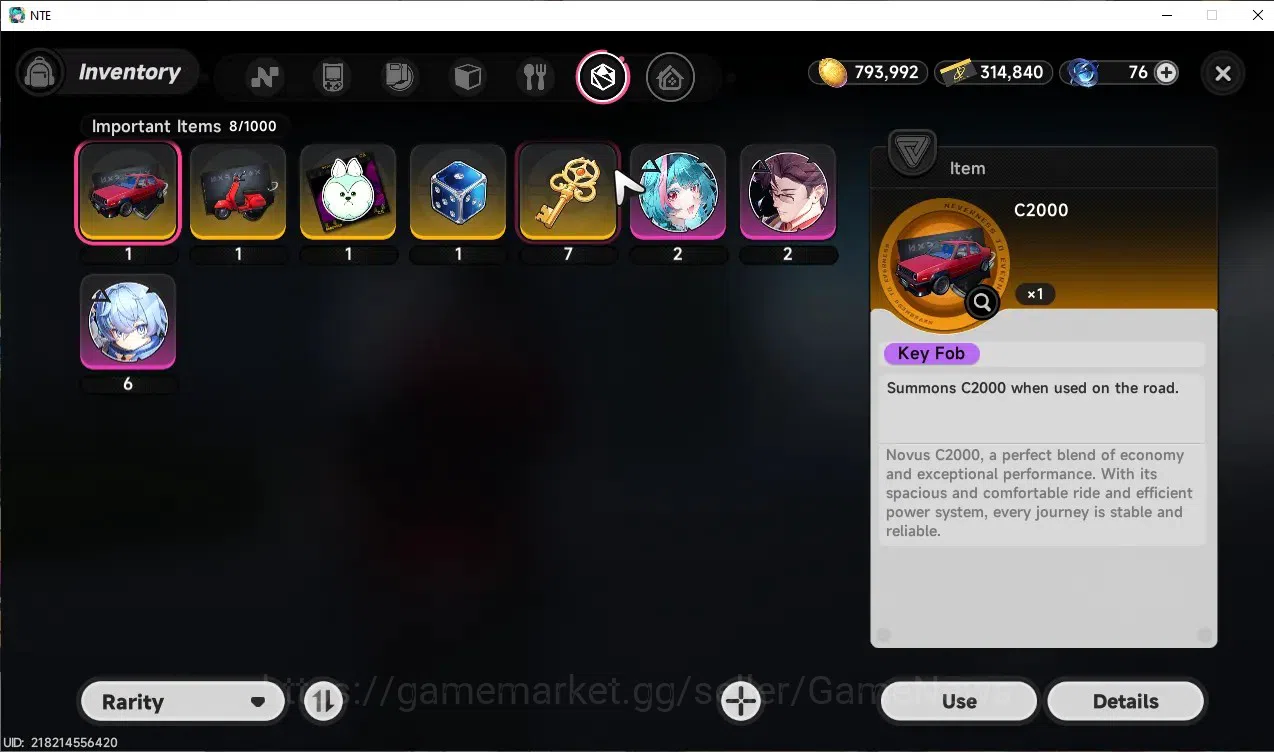 Neverness to Everness Accounts GLOBAL SEA|HL 17|TL 5|5 SSR 2 Limited|Lacrimosa+Sk image 12