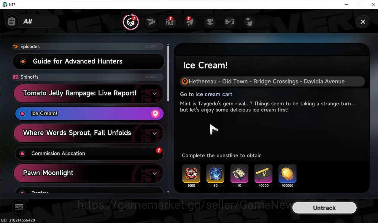 Neverness to Everness Accounts GLOBAL SEA|HL 17|TL 5|5 SSR 2 Limited|Lacrimosa+Sk image 14
